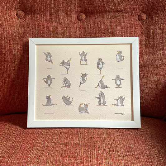 Penguin Ballet Print