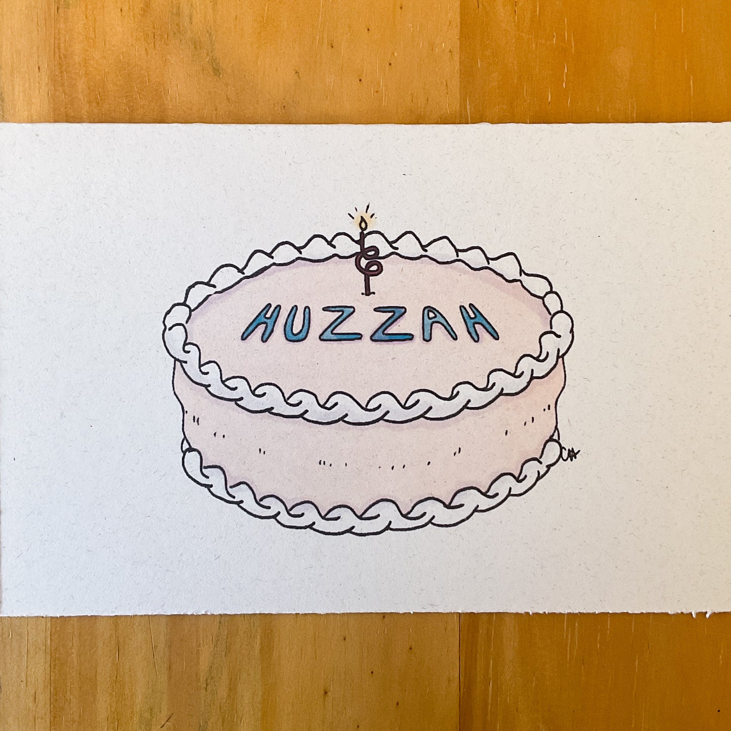 Birthday Huzzah Greeting Card