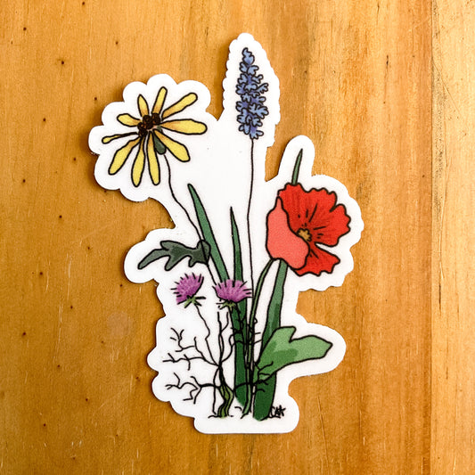 Wildflower Sticker
