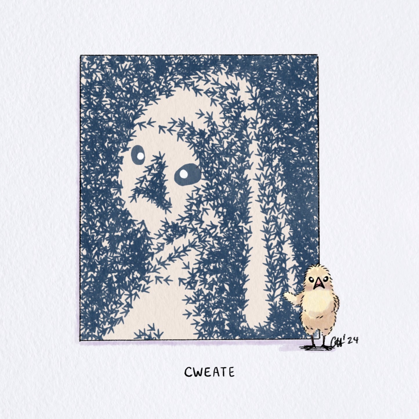 Lil Chicky Cweate Print
