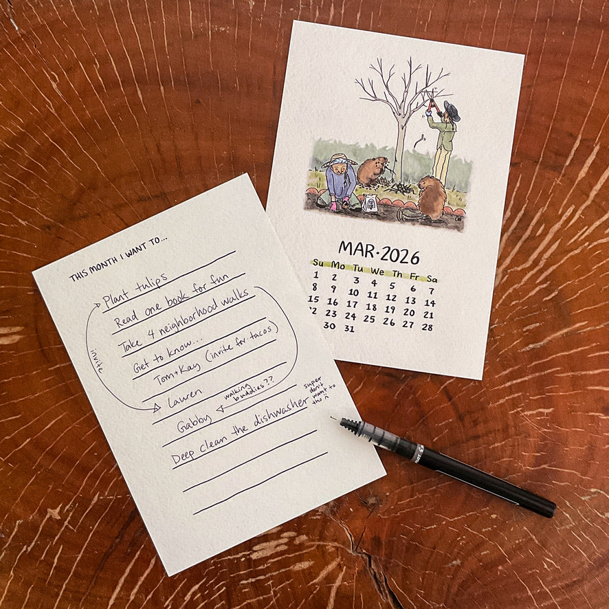 2026 Neighbors from the Zoo Desk Calendar