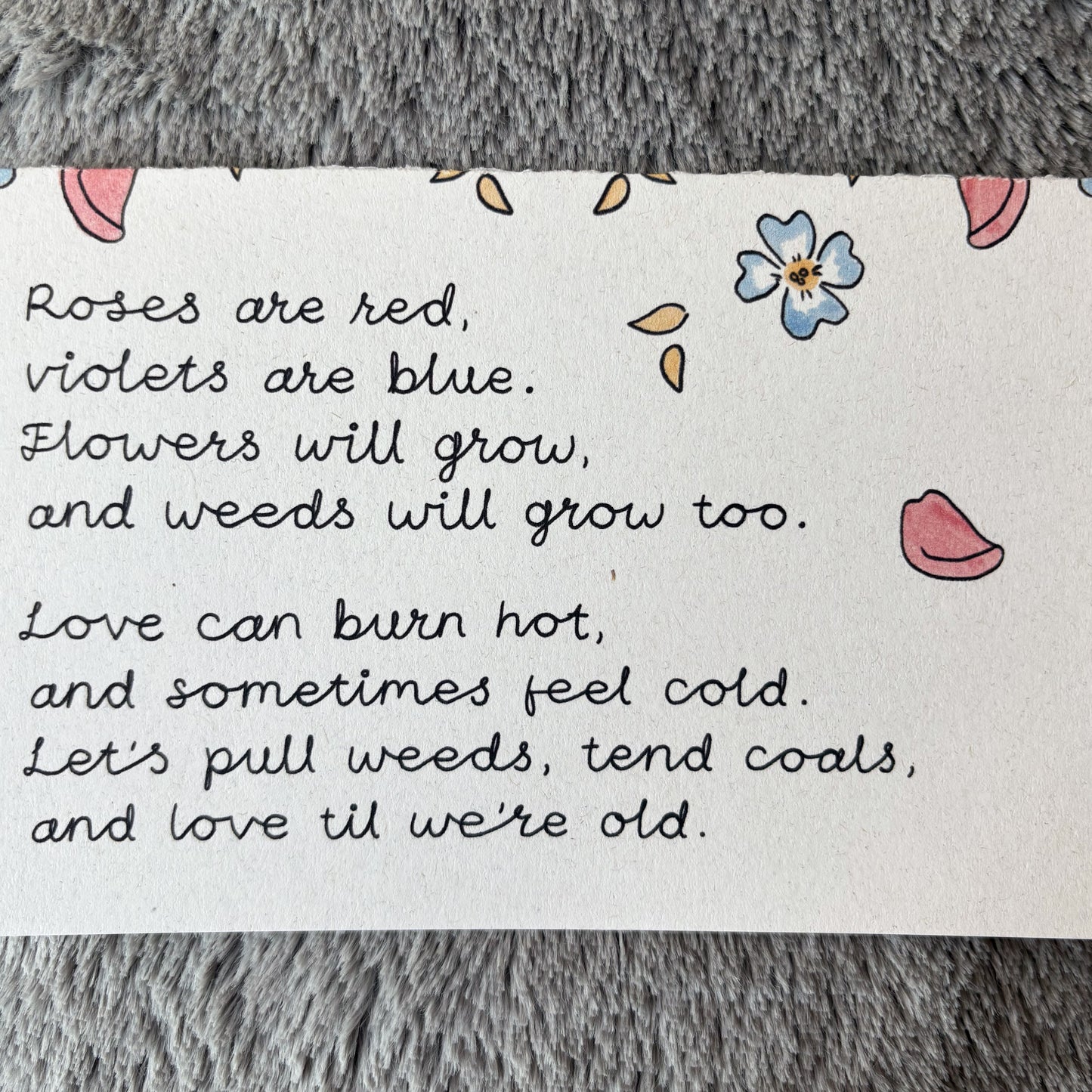 Til We're Old Greeting Card