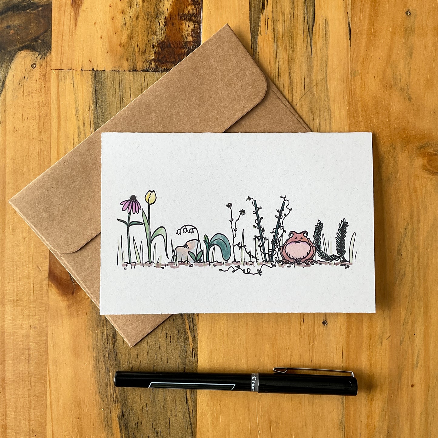 Garden Thank You Greeting Card