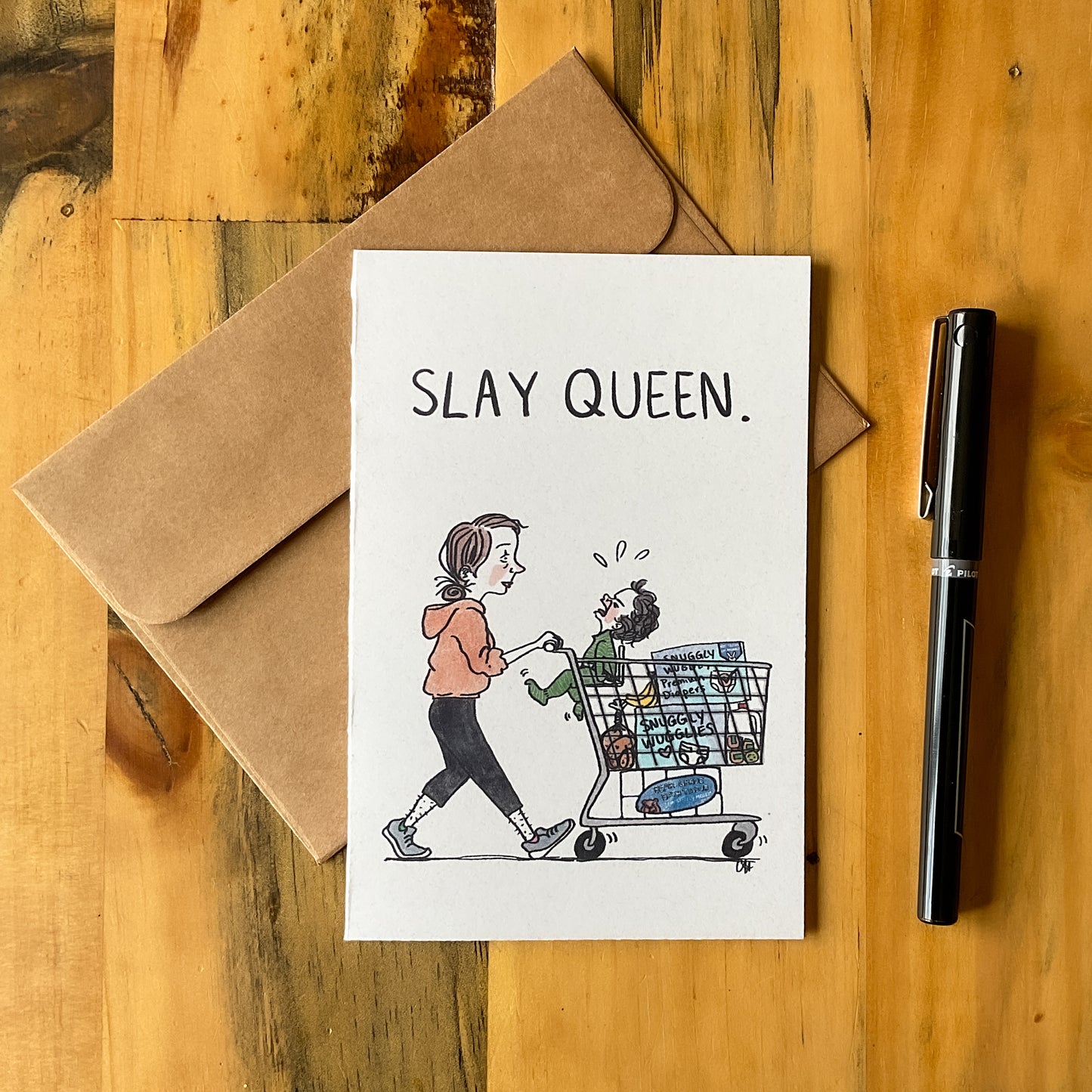 Mother's Day Slay Queen Greeting Card