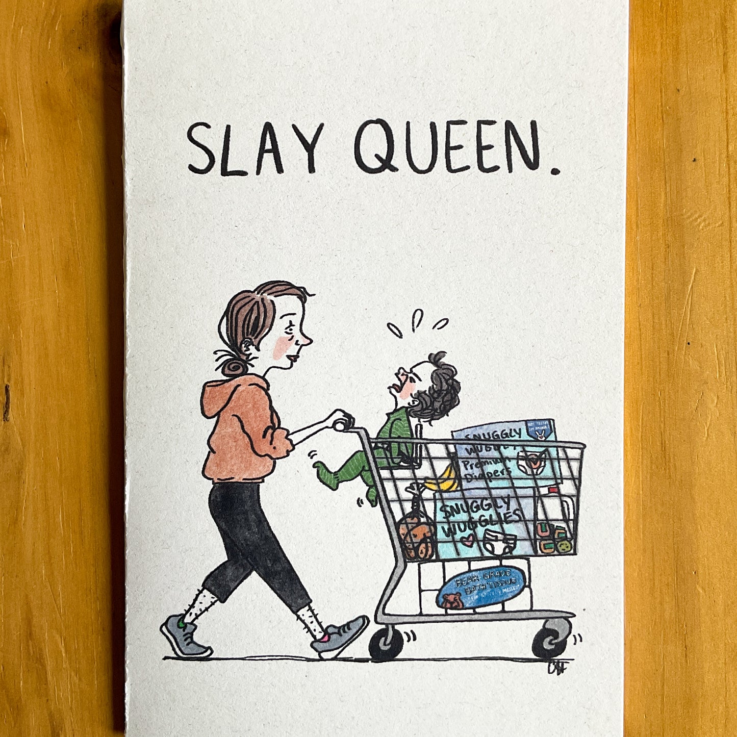 Mother's Day Slay Queen Greeting Card