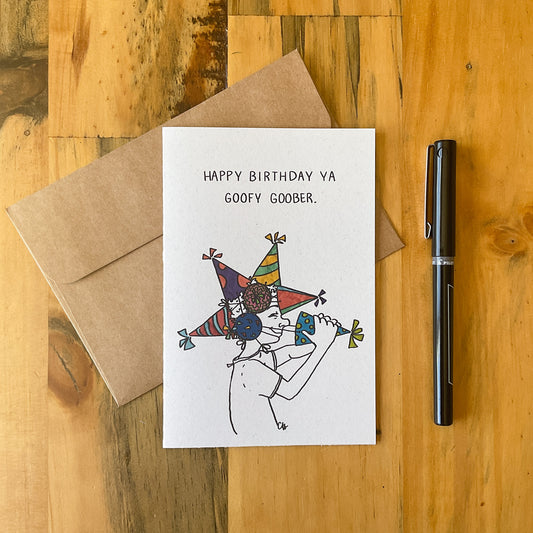 Birthday Goober Greeting Card