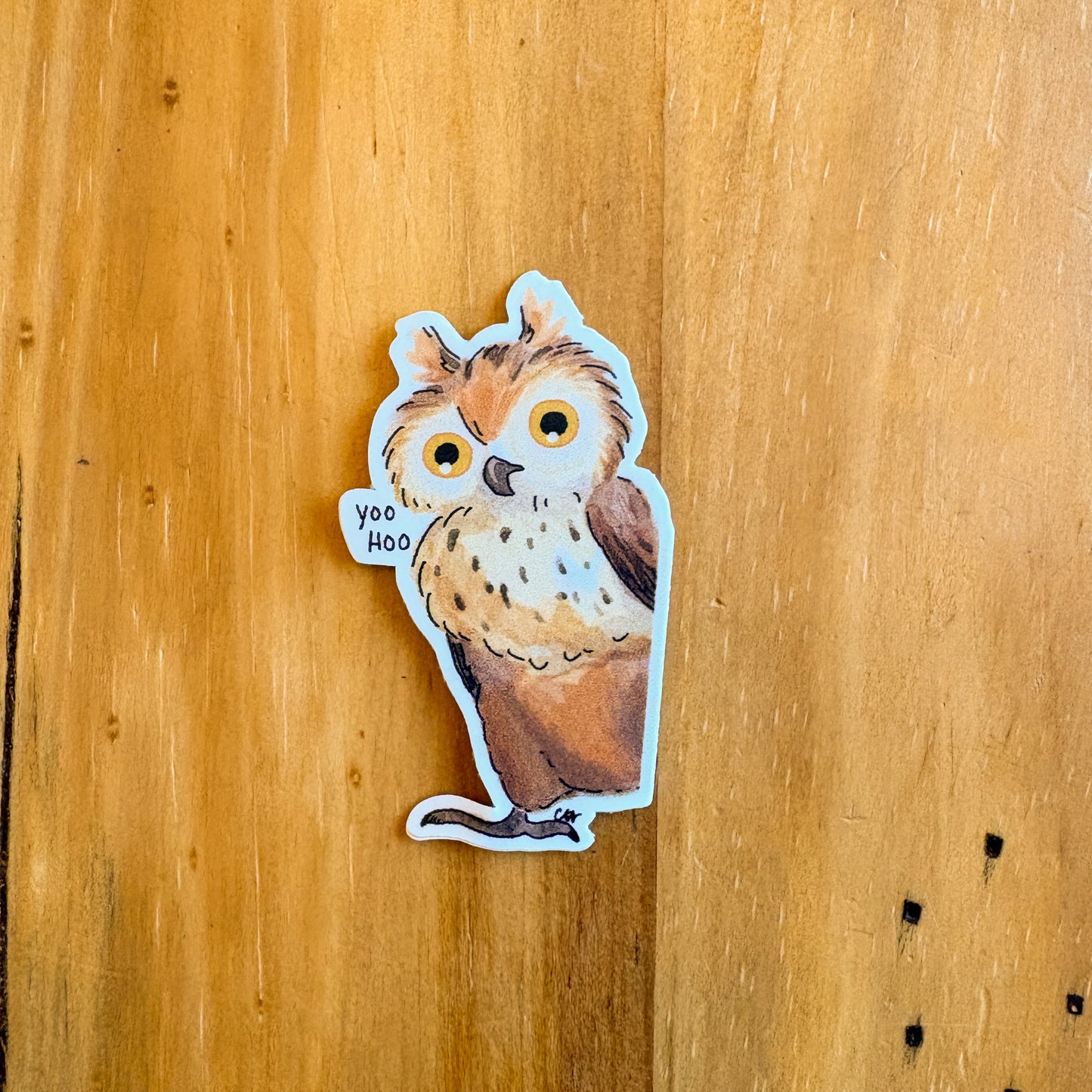 Yoo Hoo Owl Sticker