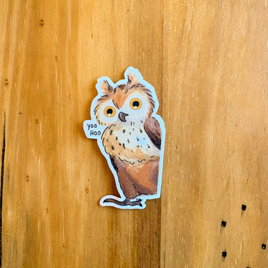 Yoo Hoo Owl Sticker