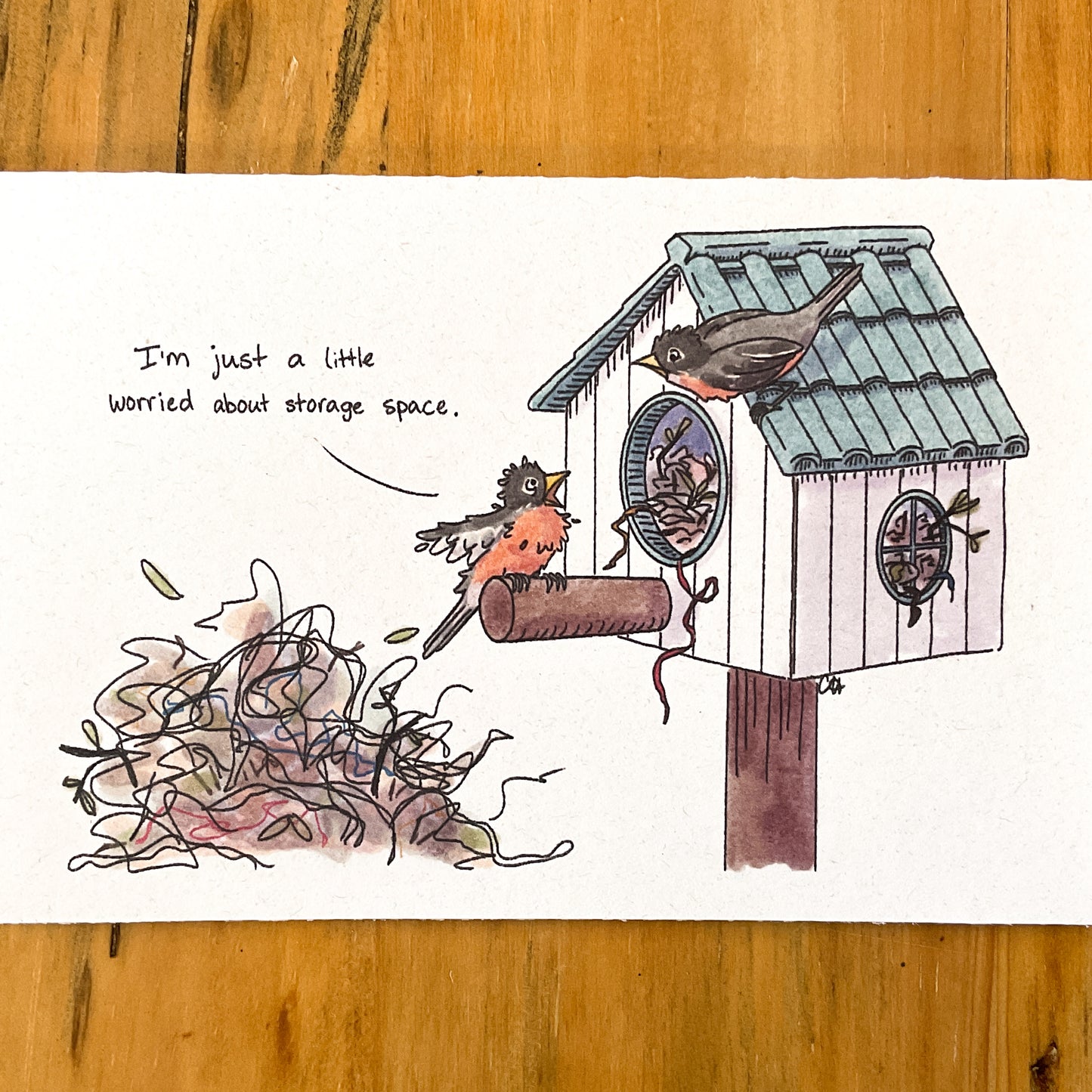 Happy Nesting Greeting Card