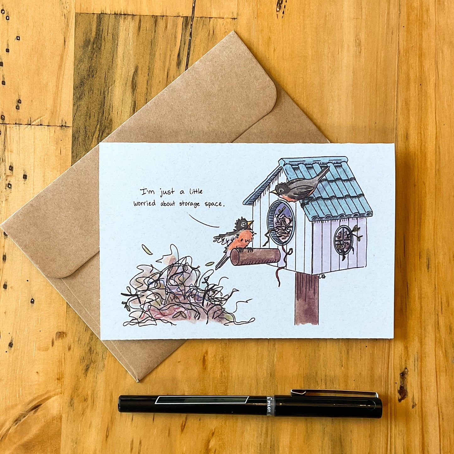 Happy Nesting Greeting Card