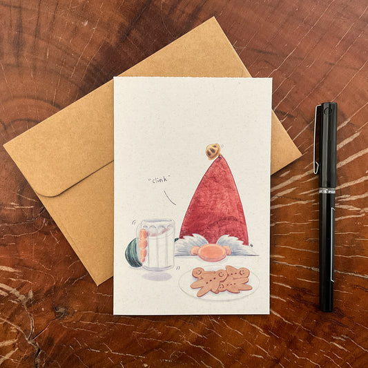 Christmas Gnome Greeting Card