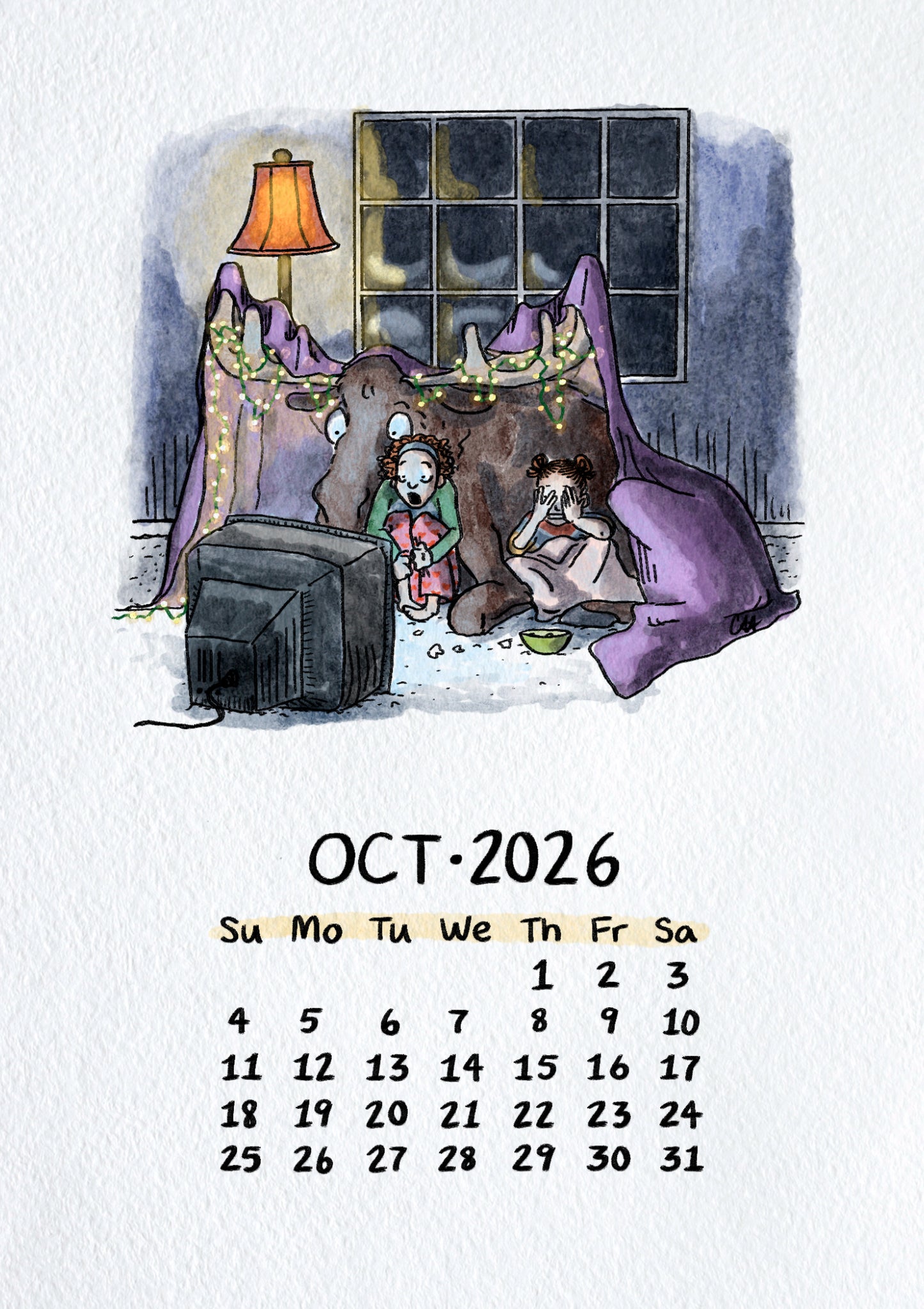 2026 Neighbors from the Zoo Desk Calendar