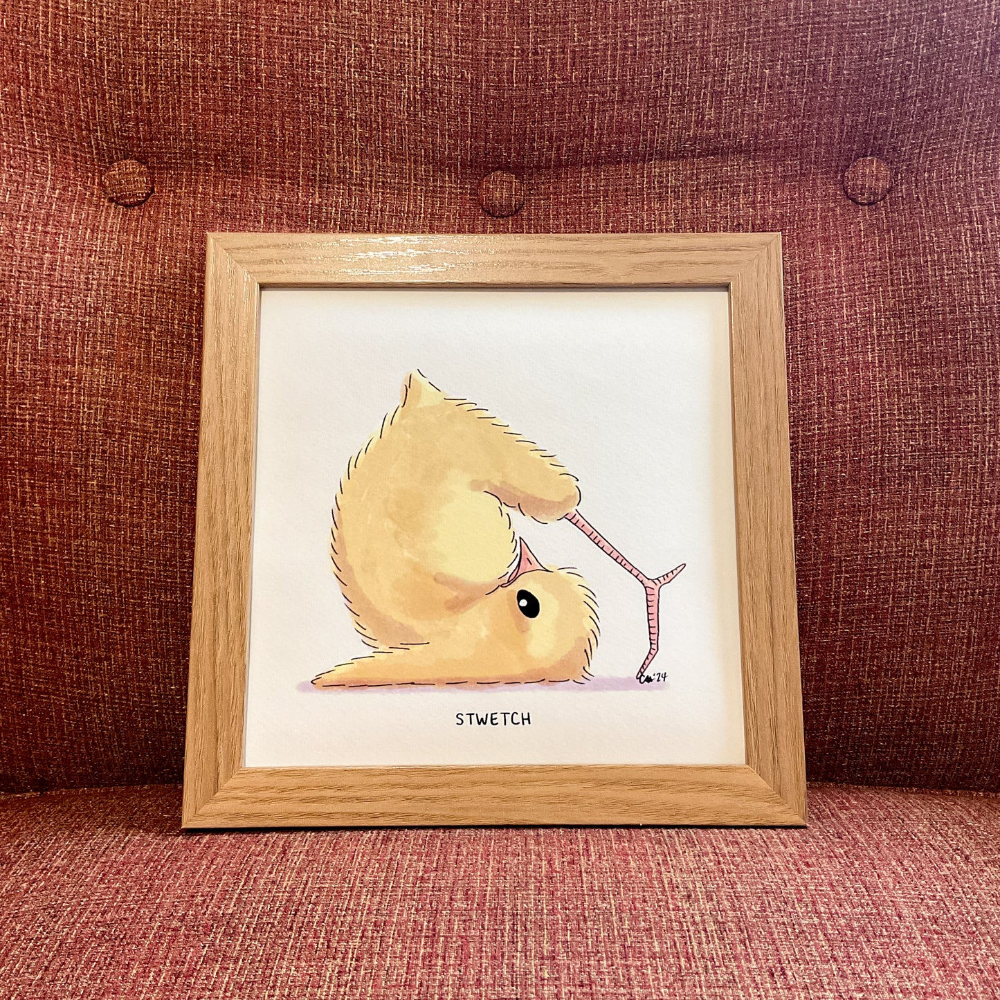 Lil Chicky Stwetch Print